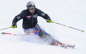 Švédka Anja Pärsonová při tréninku.