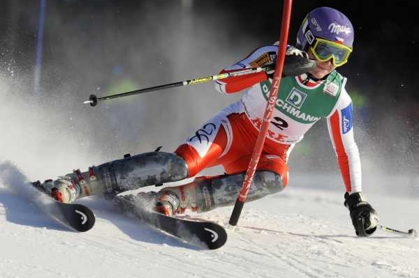 Lyžařka Šárka Záhrobská.