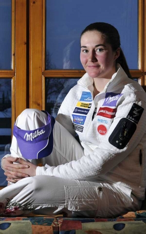 Lyžařka Šárka Záhrobská.