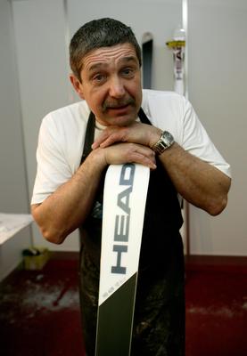 Lyžařčin otec a tren&eacute;r Petr Z&aacute;hrobsk&yacute;.