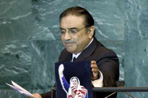 Prezident Zardárí hovoří v OSN.