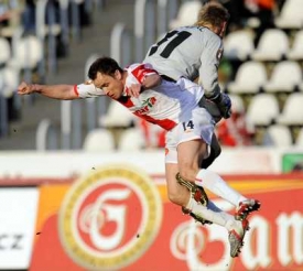 Slávista Zdeněk Šenkeřík kupodivu penaltu nedal.