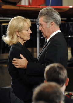 Rakouský prezident Fischer kondoluje vdově.