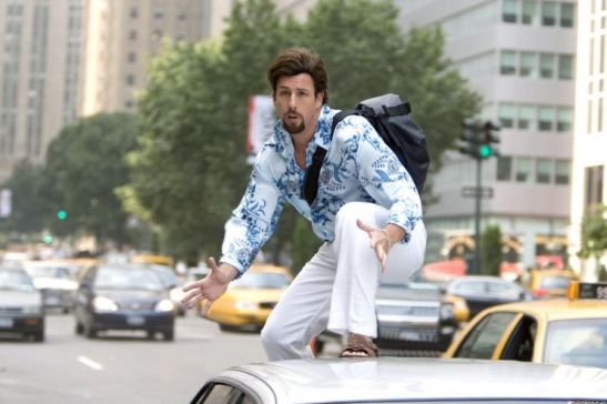 Snímek z filmu You Don't Mess with the Zohan. Snímek z filmu You Don't Mess with the Zohan.