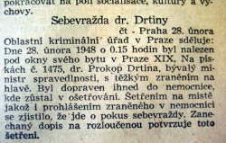 Sebevražda dr. Drtiny
